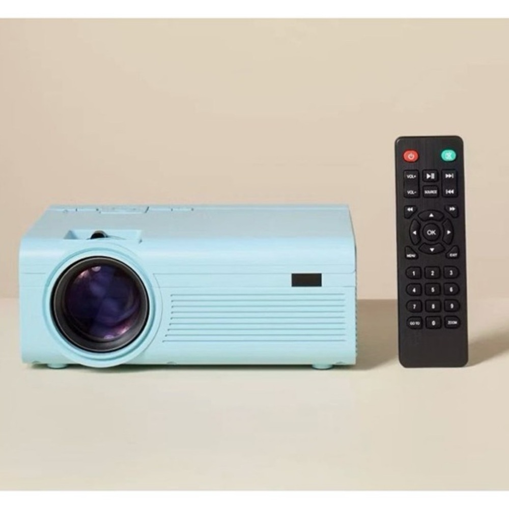 1280x720 Portable Media Projector Light Blue - Hearth & Hand Magnolia NEW IN BOX